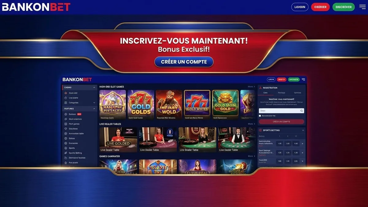 Inscription avec bonus
